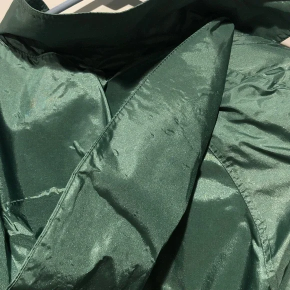 Vintage Ashton Cove Green Lightweight Trench Coat - Picture 8 of 9